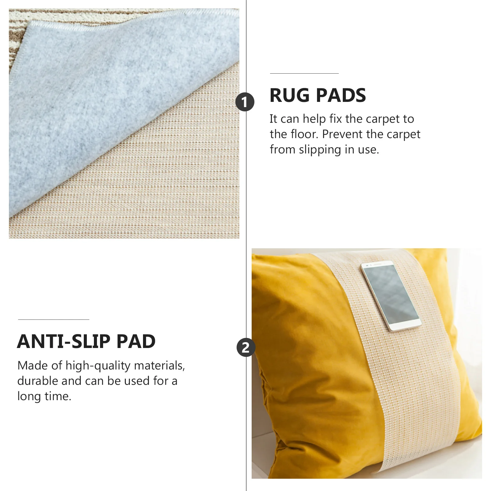 2pcs Latex Pads Non-Slip Carpet Mat Cushioning Floor Carpet Mat Protector Trim To Latex Rug Pads Bathroom
2pcs Latex Pads Non-Slip Carpet Mat Cushioning Floor Carpet Mat Protector Trim To Latex Rug Pads Bathroom