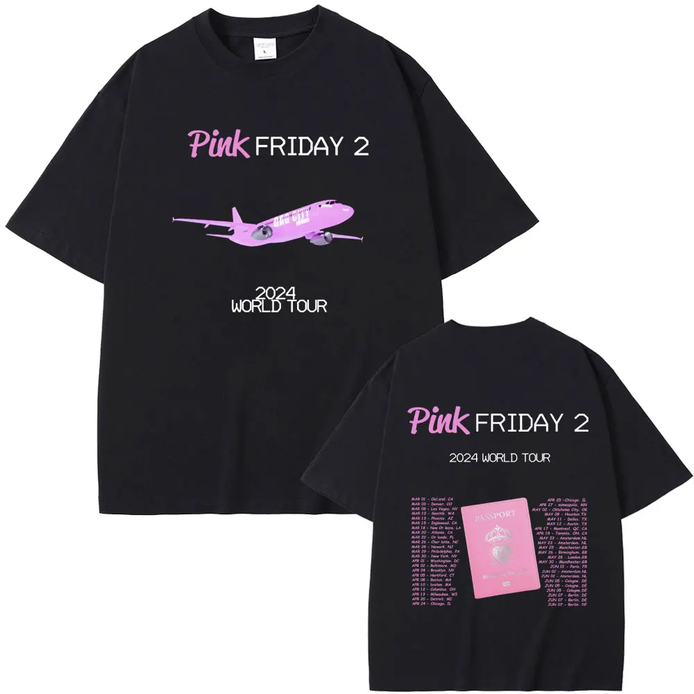 Nicki Minaj Pink Friday 2 2024 World Tour Double Sided Printed T-shirt Men Women Fashion Hip Hop Tshirt Male Oversized T Shirts
Nicki Minaj Pink Friday 2 2024 World Tour Double Sided Printed T-shirt Men Women Fashion Hip Hop Tshirt Male Oversized T Shirts