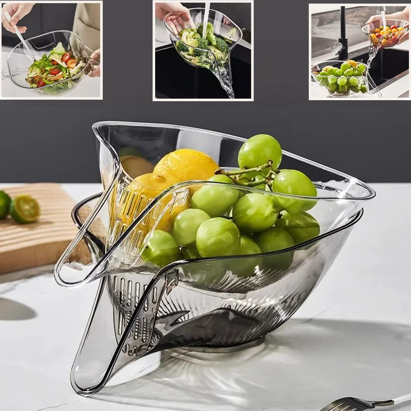 1pc Multifunctional Draining Basket Fruit and Vegetable Washing Fruit Tray Kitchen Draining Wash Basin Household Vegetable Basin
1pc Multifunctional Draining Basket Fruit and Vegetable Washing Fruit Tray Kitchen Draining Wash Basin Household Vegetable Basin