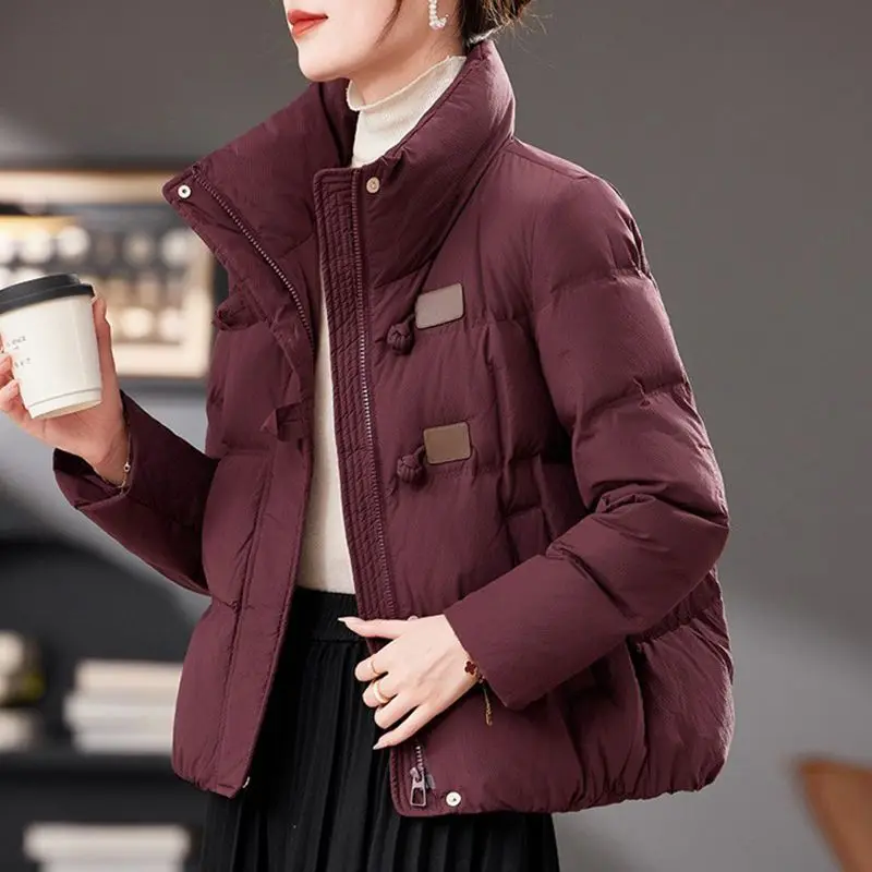 Ankola Red Short Down Cotton-padded Jacket Winter Small Fashion 2026 New Women's Warm Cotton-padded Jacket Thick Coat
Ankola Red Short Down Cotton-padded Jacket Winter Small Fashion 2026 New Women's Warm Cotton-padded Jacket Thick Coat