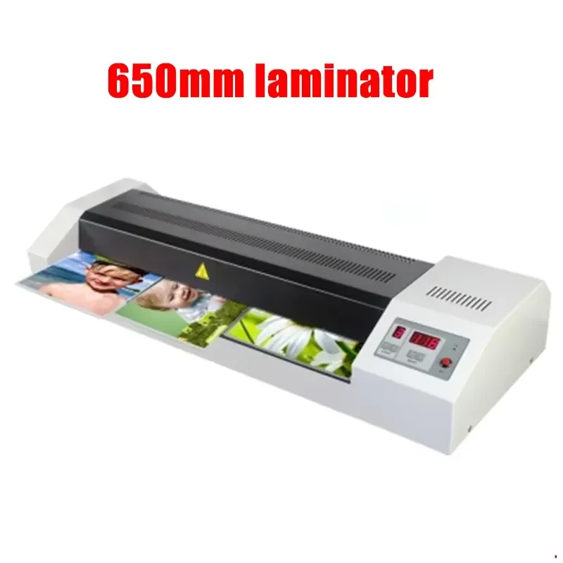 A1 Photo Laminator Hot Cold Laminator HD-650 laminating machine Maximum plastic size is 650mm Fast Speed Film
A1 Photo Laminator Hot Cold Laminator HD-650 laminating machine Maximum plastic size is 650mm Fast Speed Film