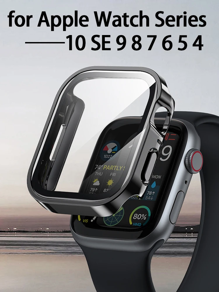 Cover+glass For Apple Watch 10 9 8 7 6 5 SE waterproof Screen Protector Bumper iWatch case series 42mm 45mm 41mm 44mm 40mm 46mm
Cover+glass For Apple Watch 10 9 8 7 6 5 SE waterproof Screen Protector Bumper iWatch case series 42mm 45mm 41mm 44mm 40mm 46mm