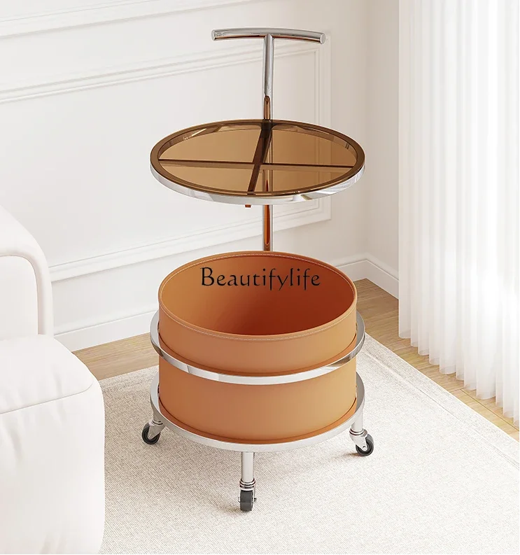 FG11Light Luxury Sofa Side Table Movable Cart Storage Modern Shelf Simple Small Coffee Table
FG11Light Luxury Sofa Side Table Movable Cart Storage Modern Shelf Simple Small Coffee Table
