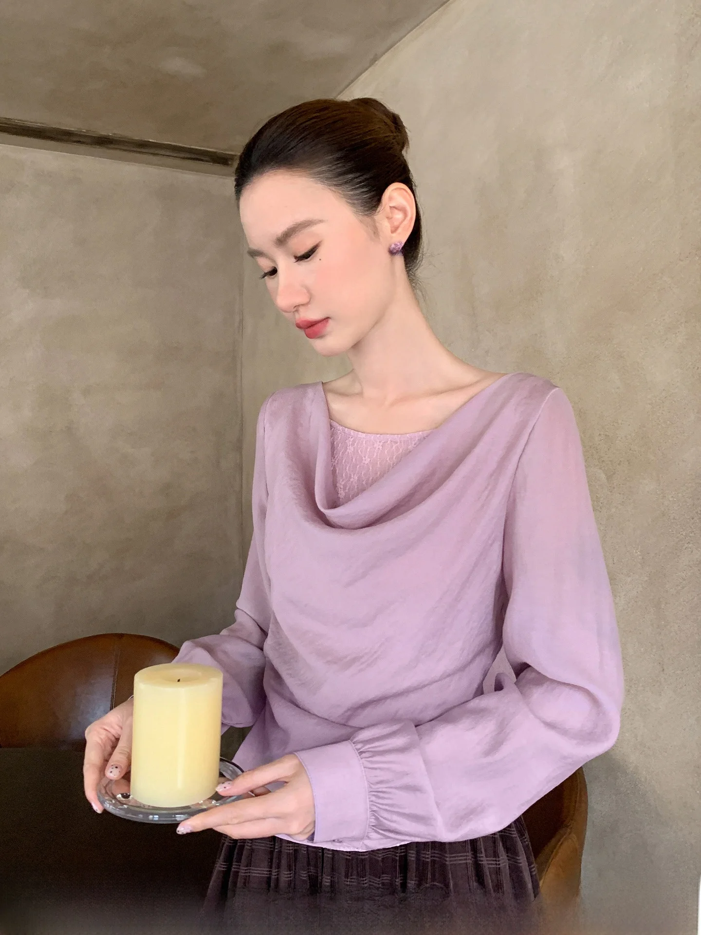 XXNING Lace Collar Blouse Women's Lazy Sle Fake Two-Piece Top Breathable Thin Long Sve Regular Fit Casual irt
XXNING Lace Collar Blouse Women's Lazy Sle Fake Two-Piece Top Breathable Thin Long Sve Regular Fit Casual irt