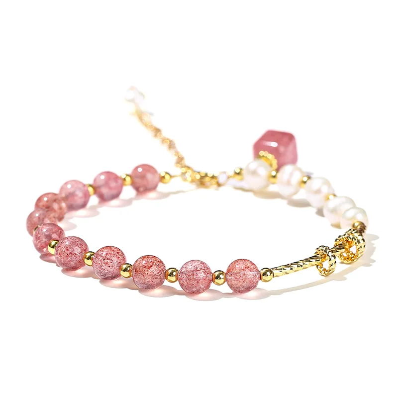 Shinzue Natural5AStrawberry Quartz Pearl Bracelet Fashion Sweet Style Niche Girls Bestie Jewelry
Shinzue Natural5AStrawberry Quartz Pearl Bracelet Fashion Sweet Style Niche Girls Bestie Jewelry