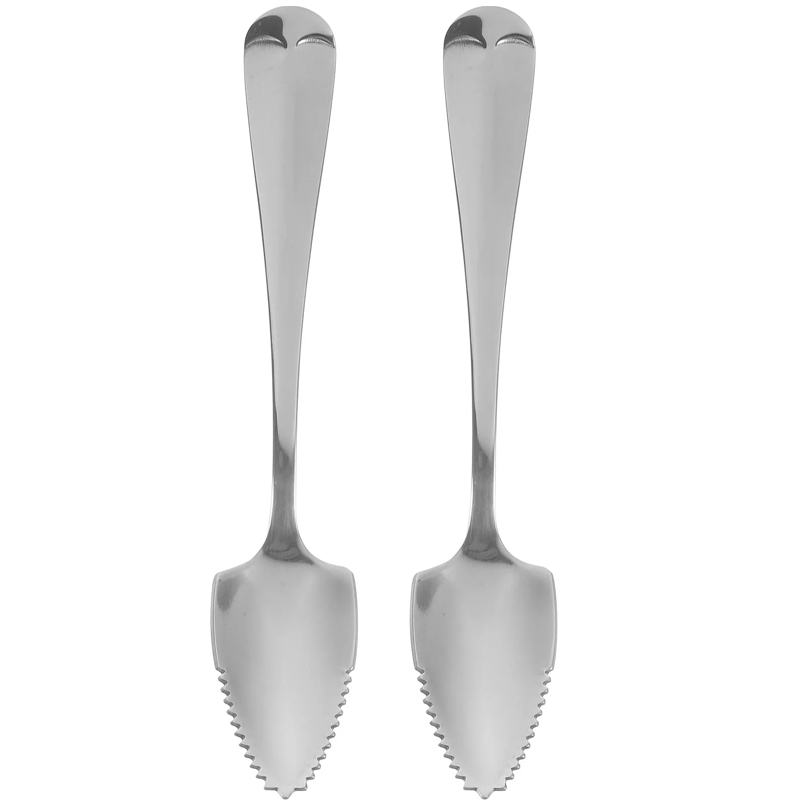 2 Pcs Mirror Polishing Spoon Coffee Stirring Stainless Steel Walnut Cracker Grapefruit Mixing with Serrated Edge Dessert
2 Pcs Mirror Polishing Spoon Coffee Stirring Stainless Steel Walnut Cracker Grapefruit Mixing with Serrated Edge Dessert