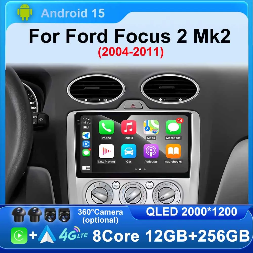 Android 15 Car Radio for Ford Focus 2 3 Mk2 Mk3 2004 - 2011 Carplay Multimedia Player GPS Navigation 2Din DSP Stereo Autoradio
Android 15 Car Radio for Ford Focus 2 3 Mk2 Mk3 2004 - 2011 Carplay Multimedia Player GPS Navigation 2Din DSP Stereo Autoradio