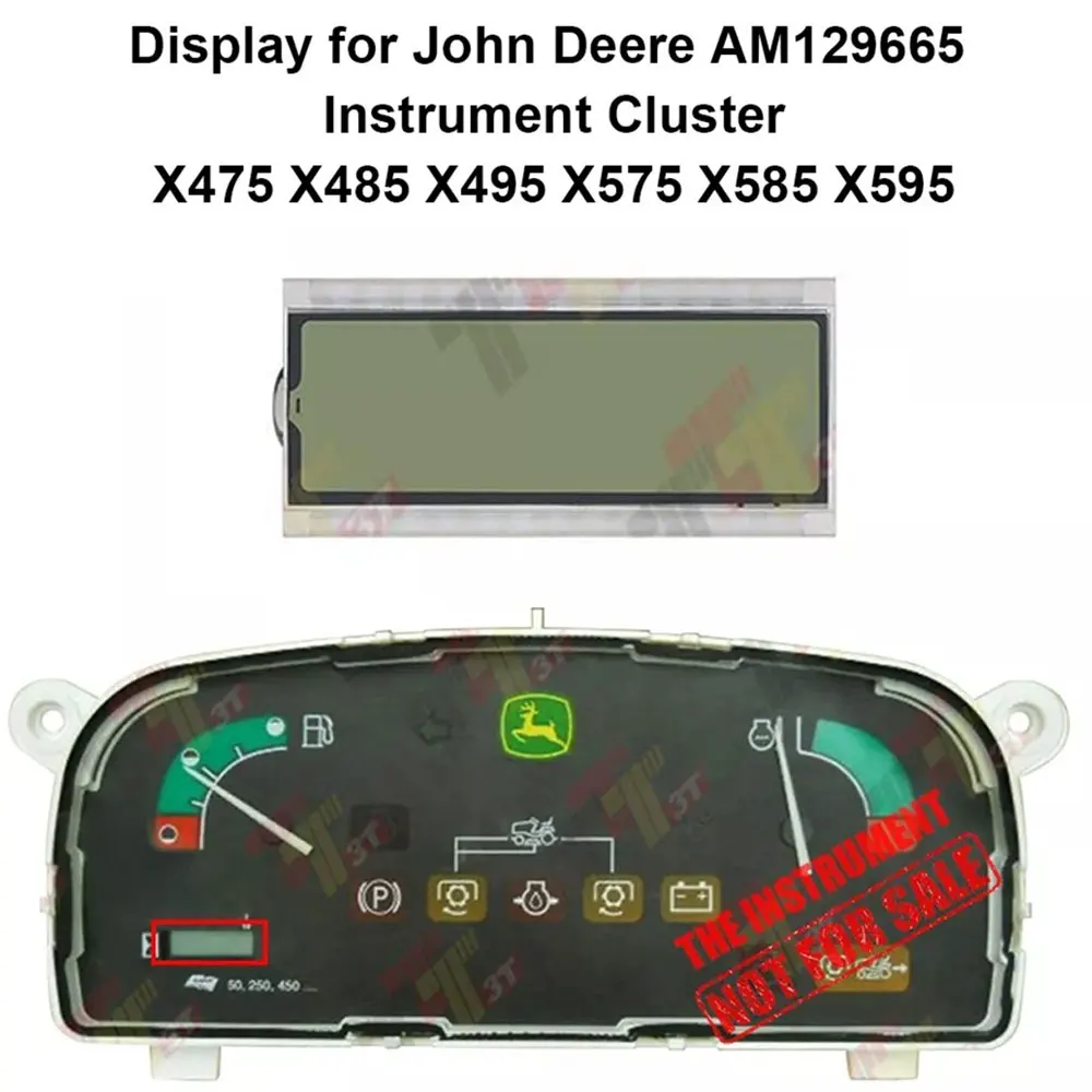 Dashboard LCD Display for John Deere Instrument AM129665 AM148259 AM134900 X575 X475 X485 X495
Dashboard LCD Display for John Deere Instrument AM129665 AM148259 AM134900 X575 X475 X485 X495