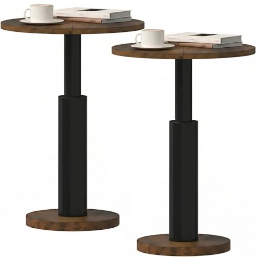 Round Side Tables Set of Pedestal Drink Table 5" Accent End Tables Spacious Top Thick Solid Wood Legs for Small Spaces Living R
Round Side Tables Set of Pedestal Drink Table 5" Accent End Tables Spacious Top Thick Solid Wood Legs for Small Spaces Living R