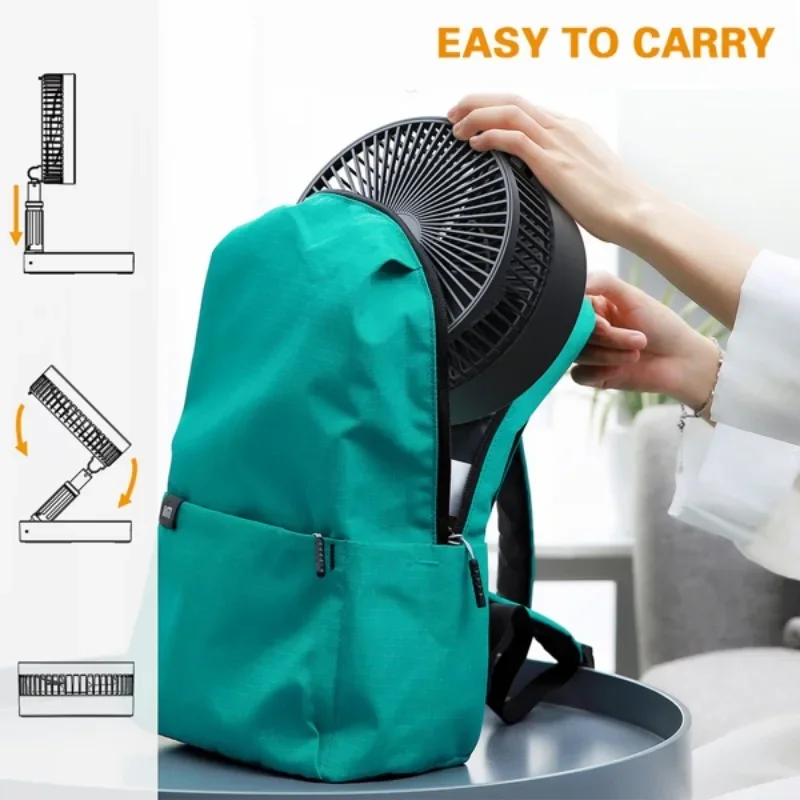 New 8" Portable Rechargeable Fan, 10000mAh Battery Operated Oscillating Fan, 3 Speeds, Adjustable Height, Foldable Fan, Quiet Sm
New 8" Portable Rechargeable Fan, 10000mAh Battery Operated Oscillating Fan, 3 Speeds, Adjustable Height, Foldable Fan, Quiet Sm