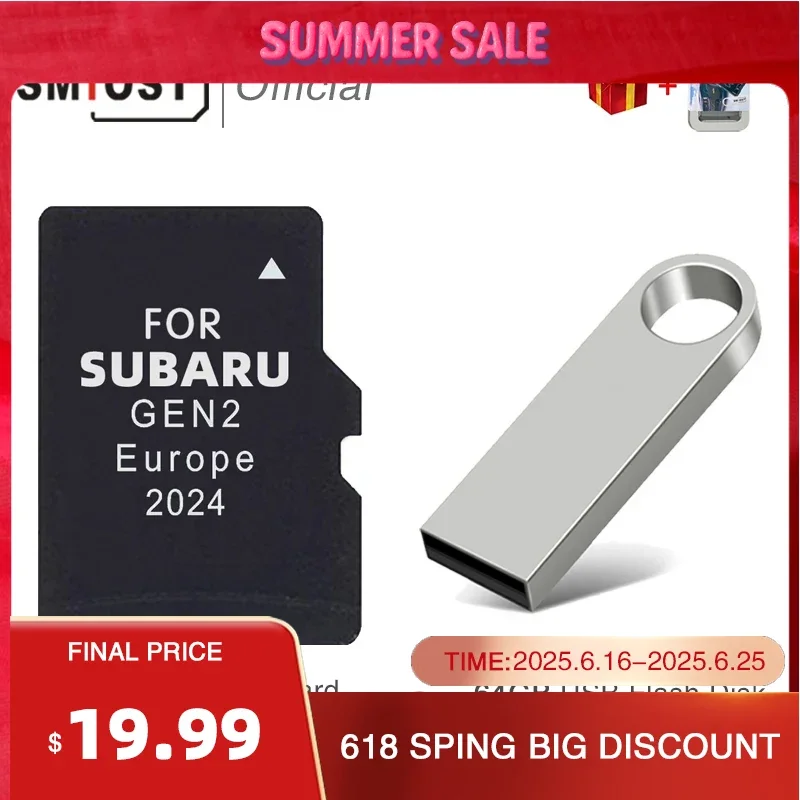 2024 Navigation Upgrade EU North America GPS GEN2 Maps for Subaru Legacy/Outback/Levorg/Impreza Vehicle GPS TF Memory Card
2024 Navigation Upgrade EU North America GPS GEN2 Maps for Subaru Legacy/Outback/Levorg/Impreza Vehicle GPS TF Memory Card