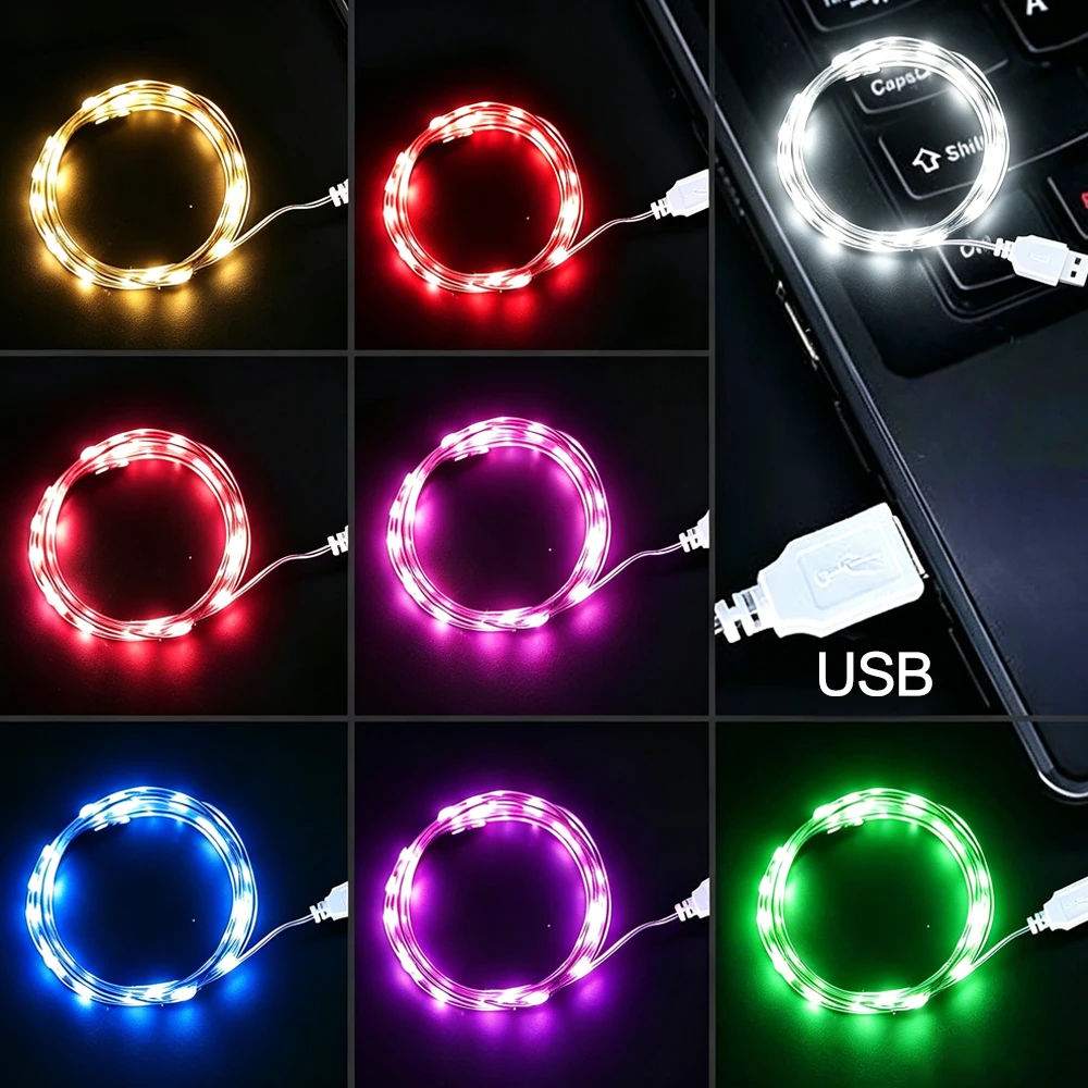 USB Led Copper Wire String Light Waterproof 1M 2M 3M Garland DIY Fairy Lights Room Wedding Christmas Party Decoration
USB Led Copper Wire String Light Waterproof 1M 2M 3M Garland DIY Fairy Lights Room Wedding Christmas Party Decoration
