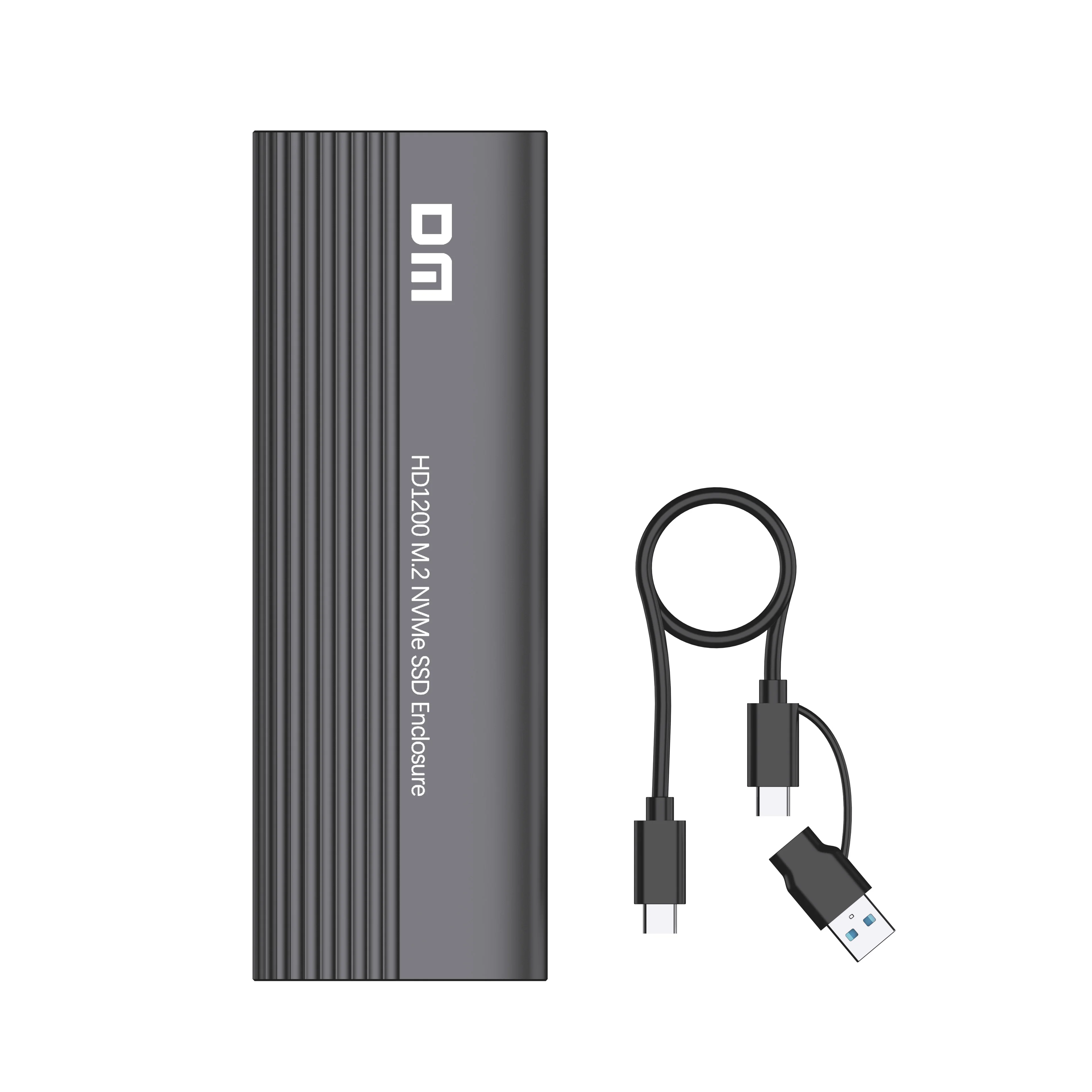Корпус DM HD1200 USB 3.1 Gen2 Type-C M.2 NVMe — корпус без инструментов UASP 10 Гбит/с, алюминиевый рассеивание тепла
Корпус DM HD1200 USB 3.1 Gen2 Type-C M.2 NVMe — корпус без инструментов UASP 10 Гбит/с, алюминиевый рассеивание тепла