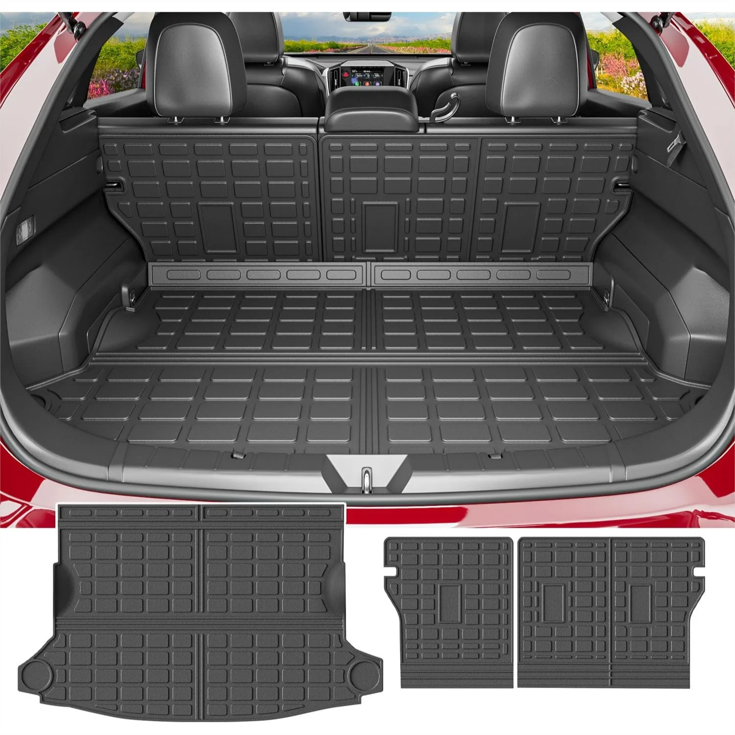 TPE Cargo Mat Compatible with 2024-2026 Subaru Crosstrek Impreza Trunk Liner Backrest Protector Heavy Duty Waterproof
TPE Cargo Mat Compatible with 2024-2026 Subaru Crosstrek Impreza Trunk Liner Backrest Protector Heavy Duty Waterproof