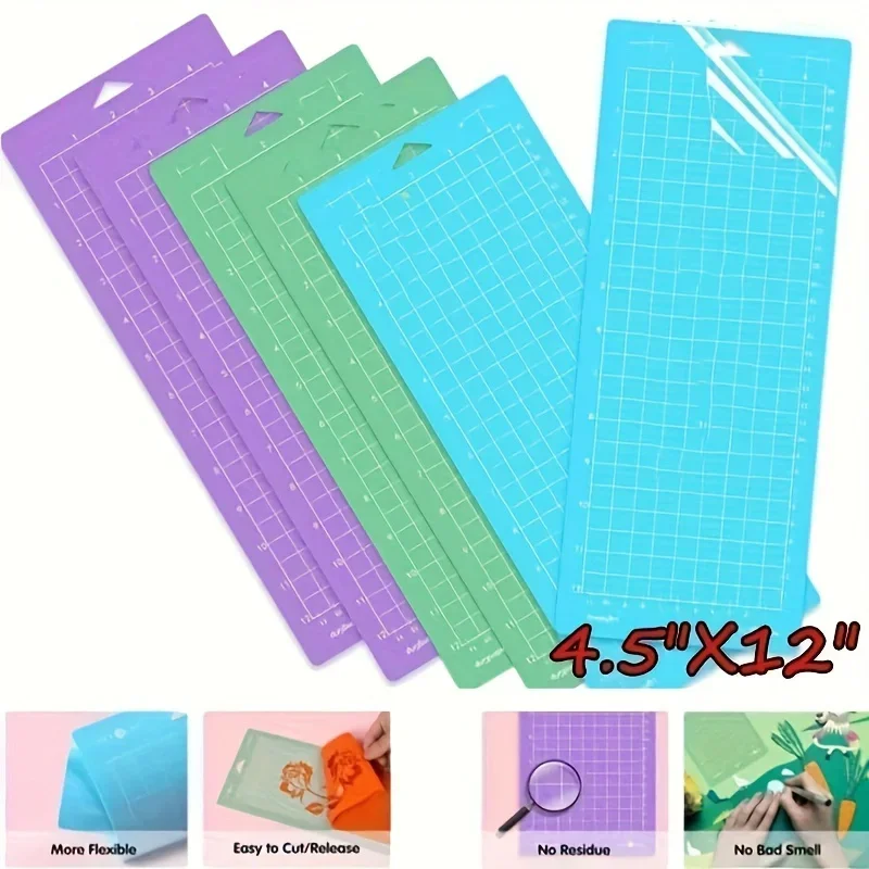 3 шт. коврик для резки для машины Cricut Joy, коврики для резки (4,5X12 дюймов)
3 шт. коврик для резки для машины Cricut Joy, коврики для резки (4,5X12 дюймов)