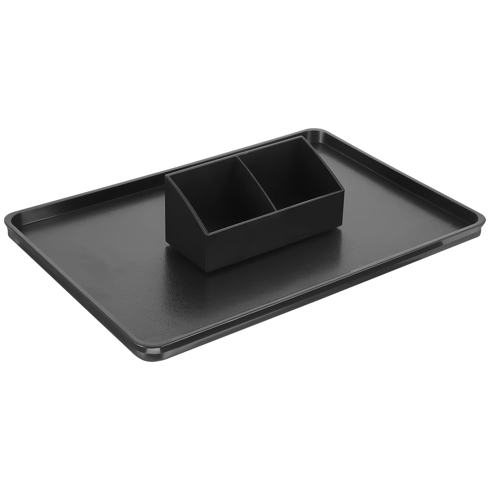 Plastic Tea Serving Tray Lid Black Reusable Plate for Home Cake Shop Coffee Shop Fruits Snacks Desserts Thickened Material
Plastic Tea Serving Tray Lid Black Reusable Plate for Home Cake Shop Coffee Shop Fruits Snacks Desserts Thickened Material