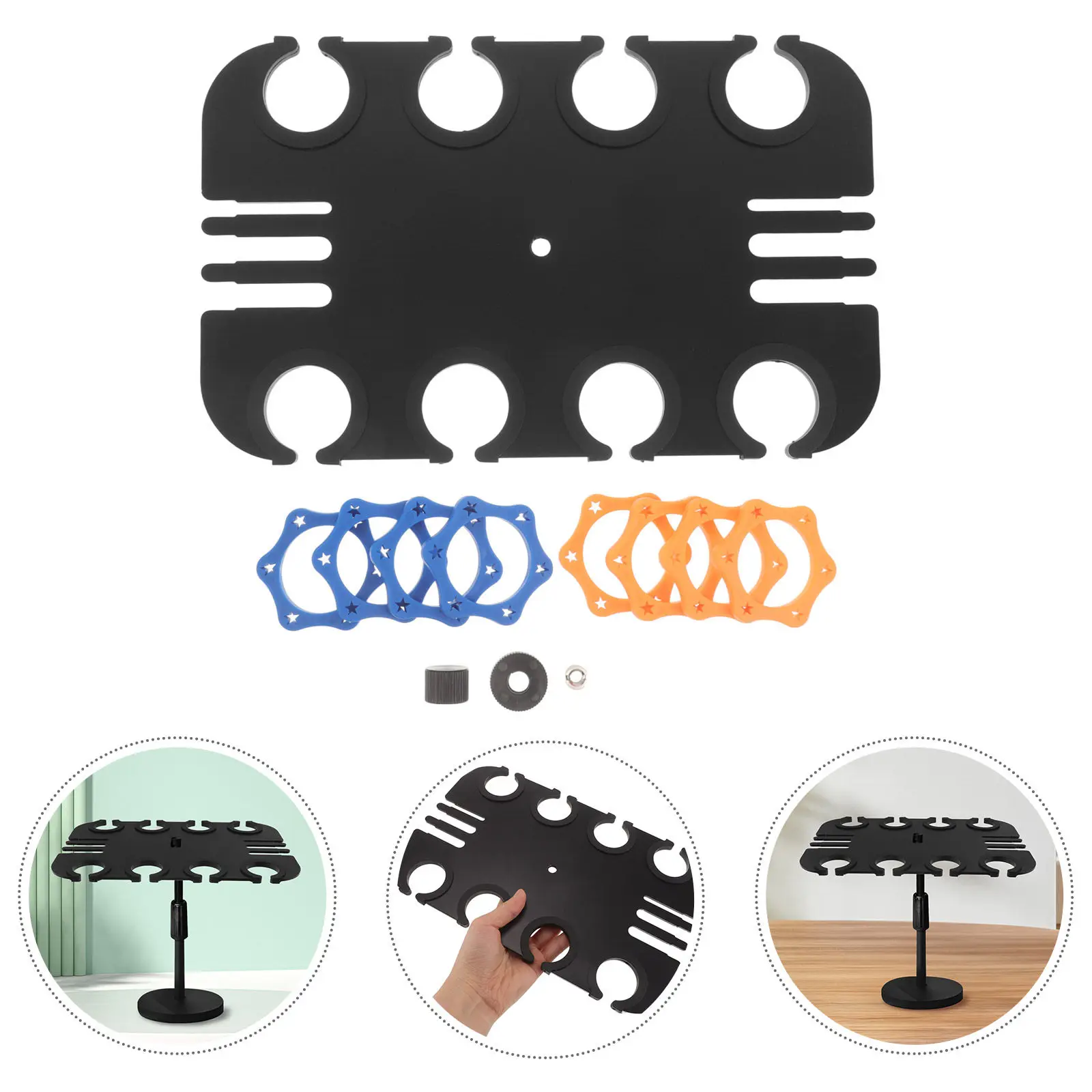 1Set Wall Mount Microphone Organizer Tray Rectangular 8-Hole Mic Plate for Wired Wireless Mics Podcast Streaming
1Set Wall Mount Microphone Organizer Tray Rectangular 8-Hole Mic Plate for Wired Wireless Mics Podcast Streaming