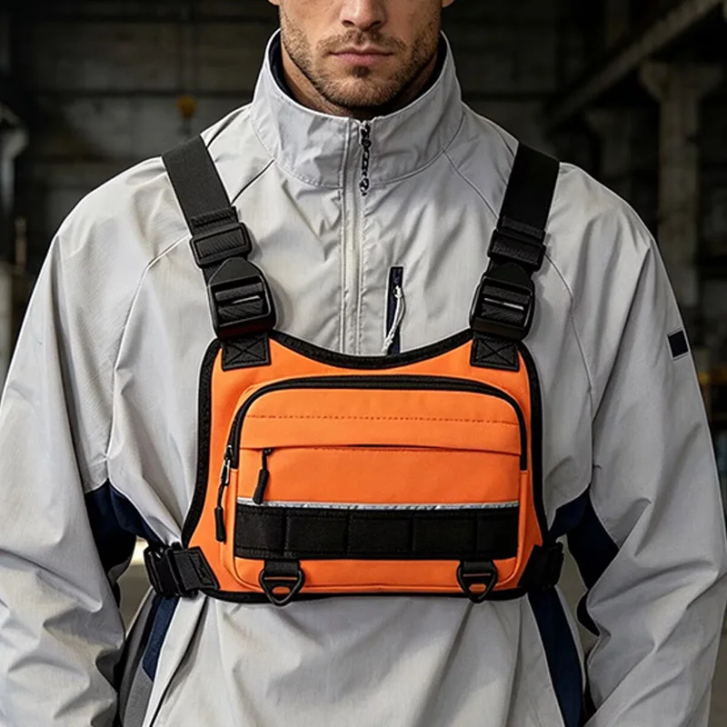 Fashion Chest Bag Street Vest Waist Bag for Men Women Running Tactical Chest Packs Sports Outdoor Cycling Fishing Travel Rig Bag
Fashion Chest Bag Street Vest Waist Bag for Men Women Running Tactical Chest Packs Sports Outdoor Cycling Fishing Travel Rig Bag