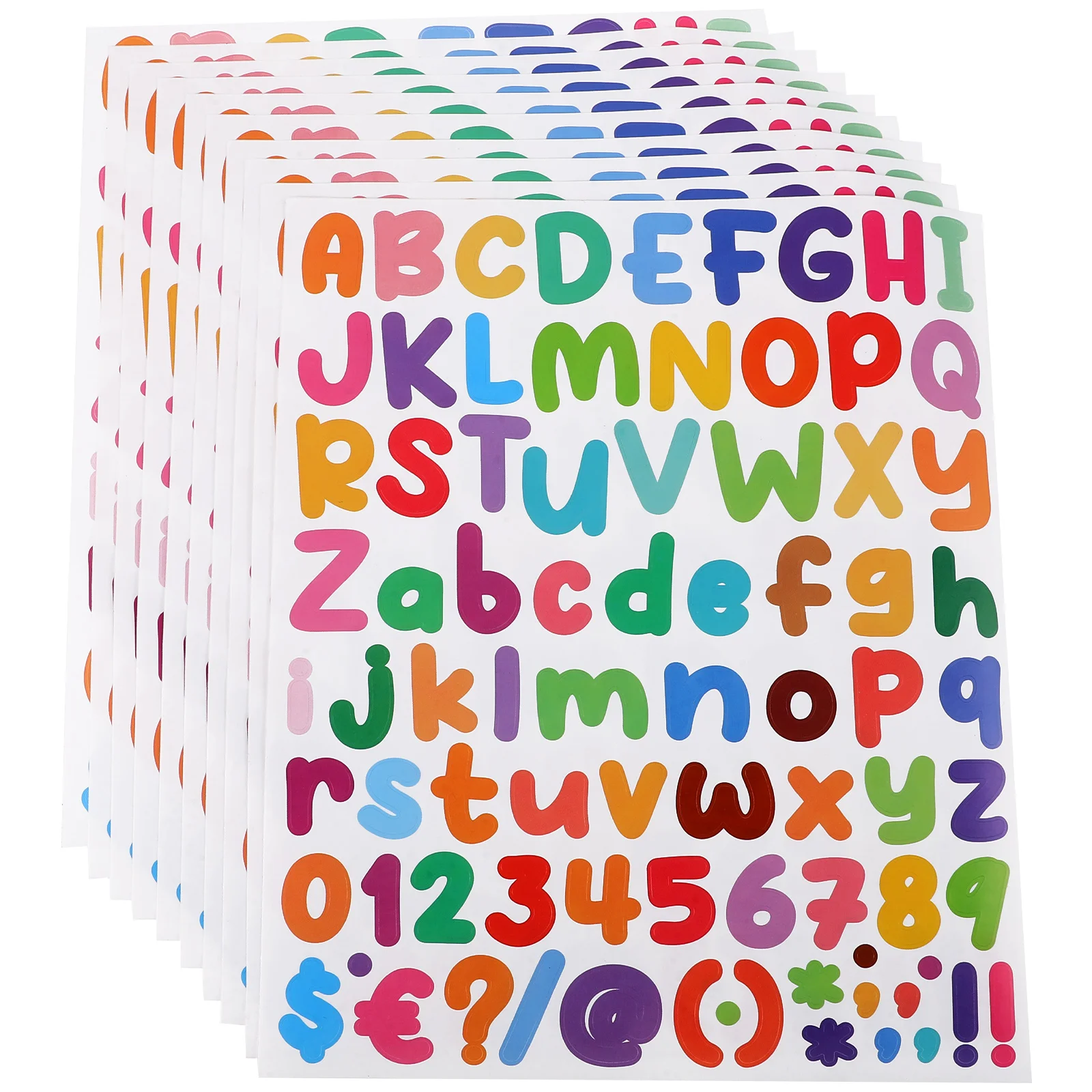 10 Sheets Colorful Alphanumeric Stickers Alphabet Number Labels Foam Letters Small Self Adhesive Decals
10 Sheets Colorful Alphanumeric Stickers Alphabet Number Labels Foam Letters Small Self Adhesive Decals