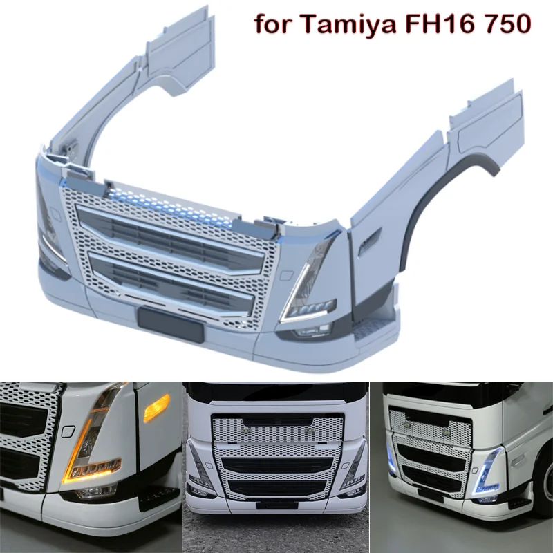 Cockpit Center Grille Kit with Headlights 1/14 RC Truck for SCANIA Tamiya for VOLVO FH16 750 Model Car DIY Parts
Cockpit Center Grille Kit with Headlights 1/14 RC Truck for SCANIA Tamiya for VOLVO FH16 750 Model Car DIY Parts