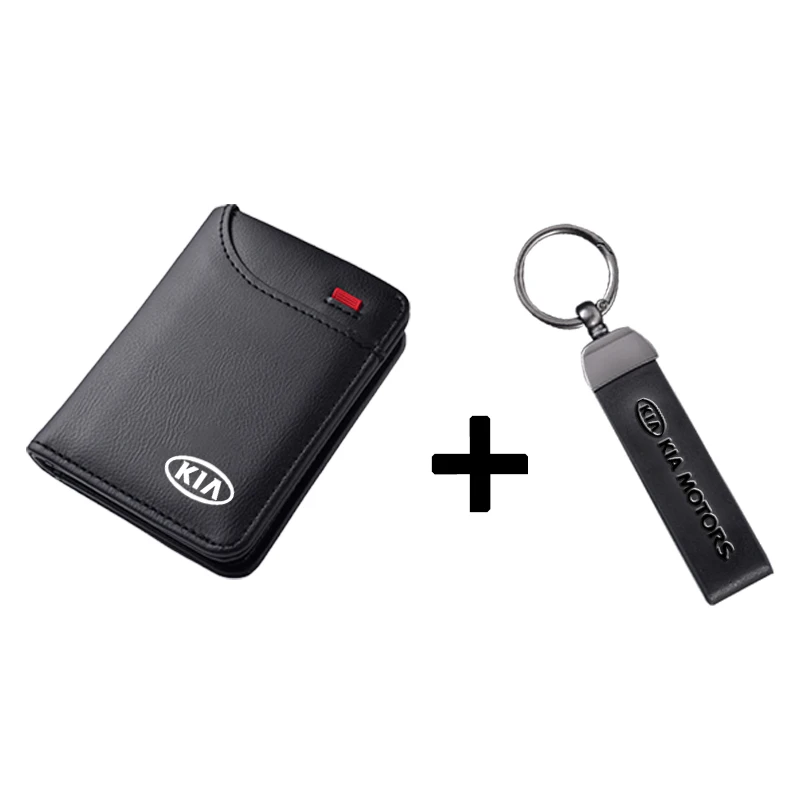Leather Car Wallet Card Ticket Storage Bag Car Keychain Keyring For KIA Rio K5 K2 Sportage Ceed Sorento Picanto Stinger Soul
Leather Car Wallet Card Ticket Storage Bag Car Keychain Keyring For KIA Rio K5 K2 Sportage Ceed Sorento Picanto Stinger Soul