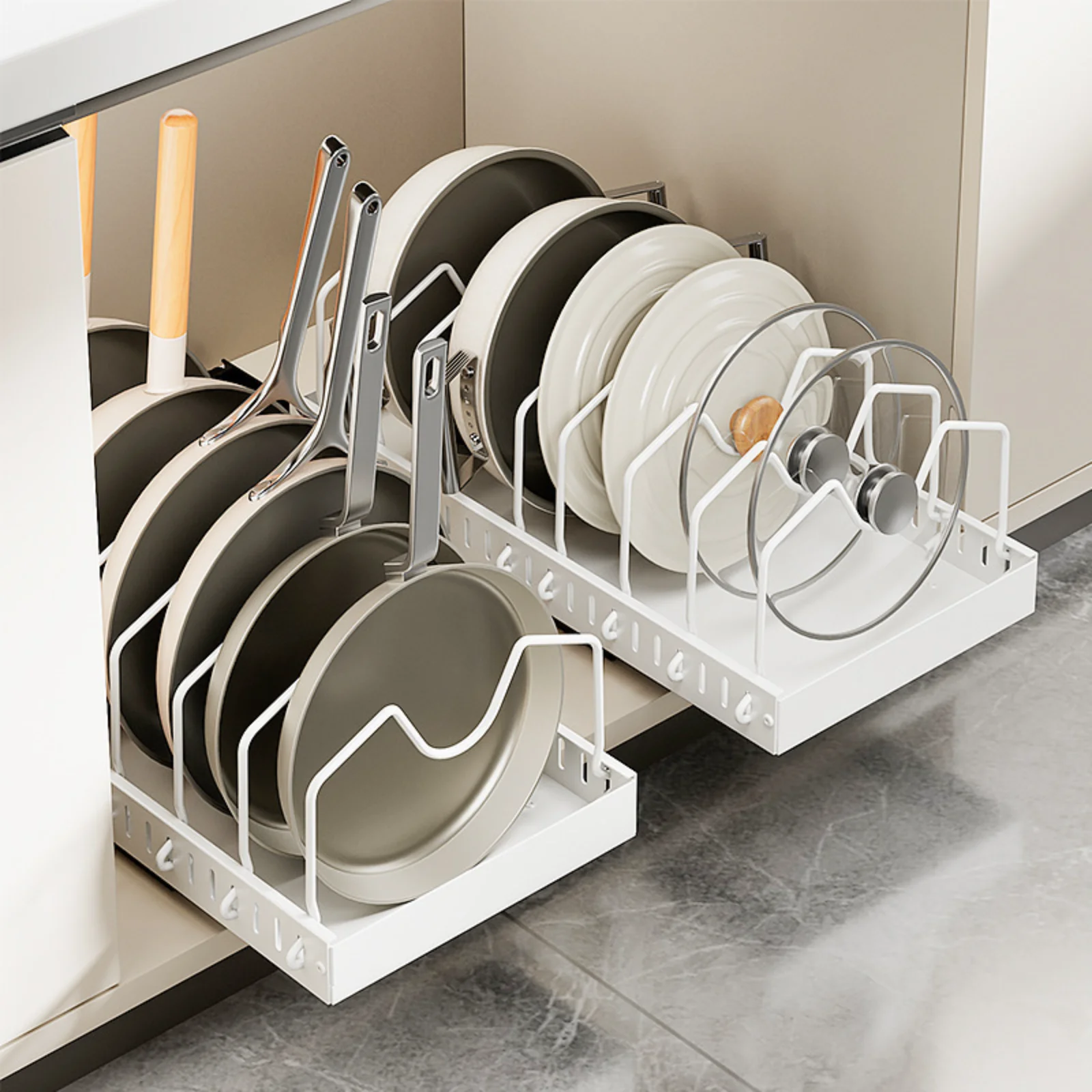 Kitchen Drawer Organizers Pot Storage Rack Kitchen Shelf Cabinet Countertop Dish Rack Household Pot Lid Rack Pot Rack
Kitchen Drawer Organizers Pot Storage Rack Kitchen Shelf Cabinet Countertop Dish Rack Household Pot Lid Rack Pot Rack