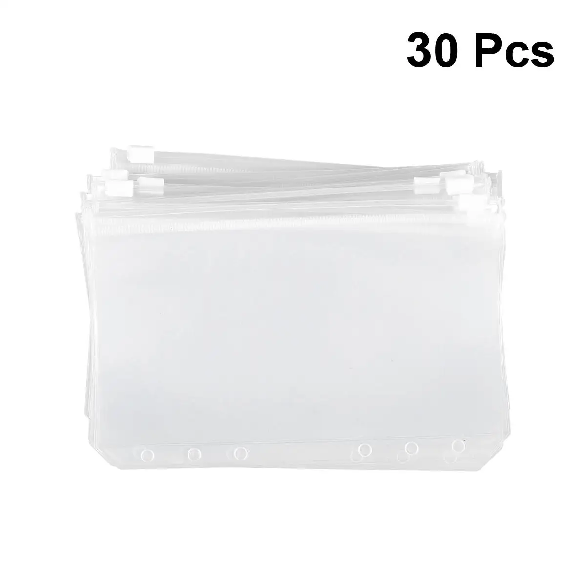 30pcs A6 Zipper Paper Storage Bag Transparent Binder Clips Clear Pouch Waterproof Lightweight Travel Office File Folder
30pcs A6 Zipper Paper Storage Bag Transparent Binder Clips Clear Pouch Waterproof Lightweight Travel Office File Folder
