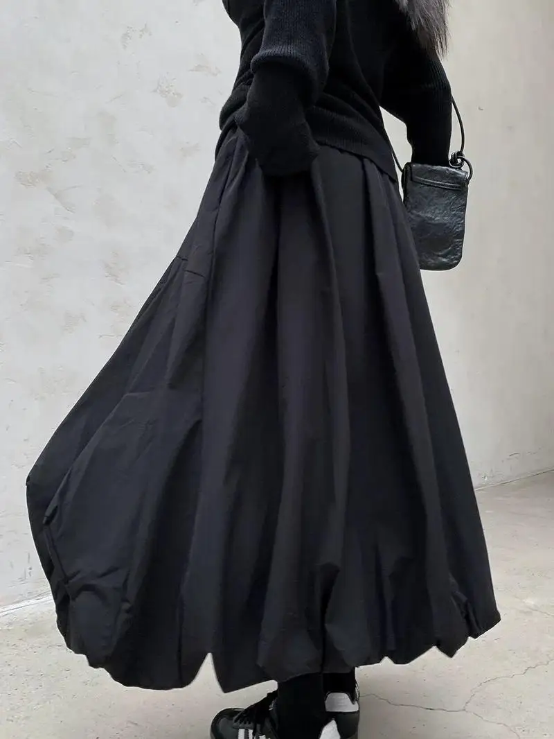 High Waist Black Flower Bud Skirt Autumn Winter Half Length Ball Gown Style Women's Commute Fashion Skirts 2024 New Arrival
High Waist Black Flower Bud Skirt Autumn Winter Half Length Ball Gown Style Women's Commute Fashion Skirts 2024 New Arrival