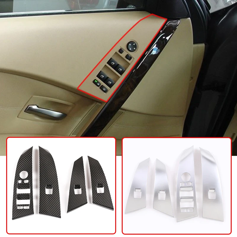 ABS Chrome Window Lifter Switch Button For BMW 5 Series E60 525li 2004-2006 Car Accessories
ABS Chrome Window Lifter Switch Button For BMW 5 Series E60 525li 2004-2006 Car Accessories