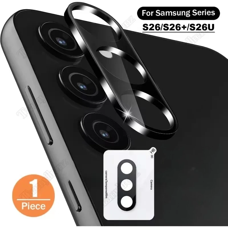 Protective Metal Camera Lens Glass Film For Samsung Galaxy S26/ S26 Ultra /S26/S25/S24/S23Plus Lens Tempered Glass
Protective Metal Camera Lens Glass Film For Samsung Galaxy S26/ S26 Ultra /S26/S25/S24/S23Plus Lens Tempered Glass
