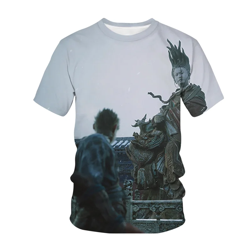 Summer Fashion Black Myth: Sun Wukong 3D Printed Men's T-shirt Street Harajuku T-shirt Men's Short-sleeved Oversized T-shirt Top
Summer Fashion Black Myth: Sun Wukong 3D Printed Men's T-shirt Street Harajuku T-shirt Men's Short-sleeved Oversized T-shirt Top