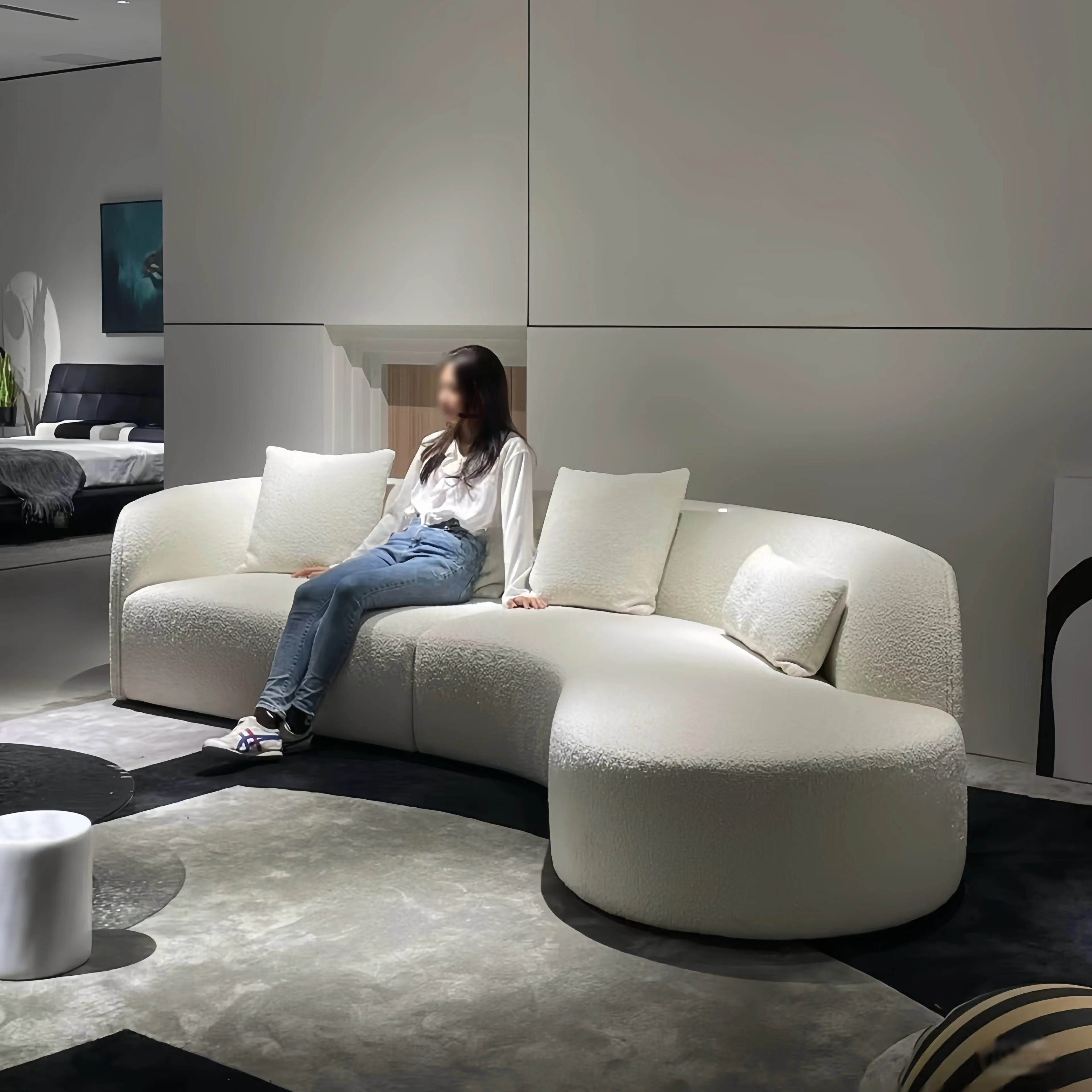 Corner Minimalist Living Room Sofas Outdoor Lazy Children Luxury Sofas Floor Lounge Curved White Wood Sillon Cama Furniture
Corner Minimalist Living Room Sofas Outdoor Lazy Children Luxury Sofas Floor Lounge Curved White Wood Sillon Cama Furniture
