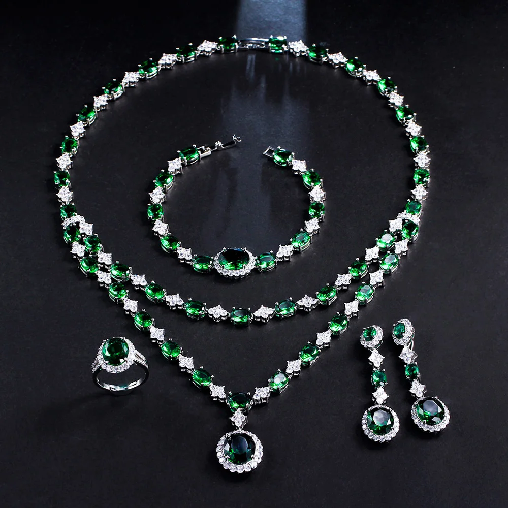 Pera великолепные 4 шт. браслеты с фианитами, ожерелья, Bijoux Femme, серьги для женщин, аксессуары, комплекты ювелирных изделий с цирконом J516
Pera великолепные 4 шт. браслеты с фианитами, ожерелья, Bijoux Femme, серьги для женщин, аксессуары, комплекты ювелирных изделий с цирконом J516