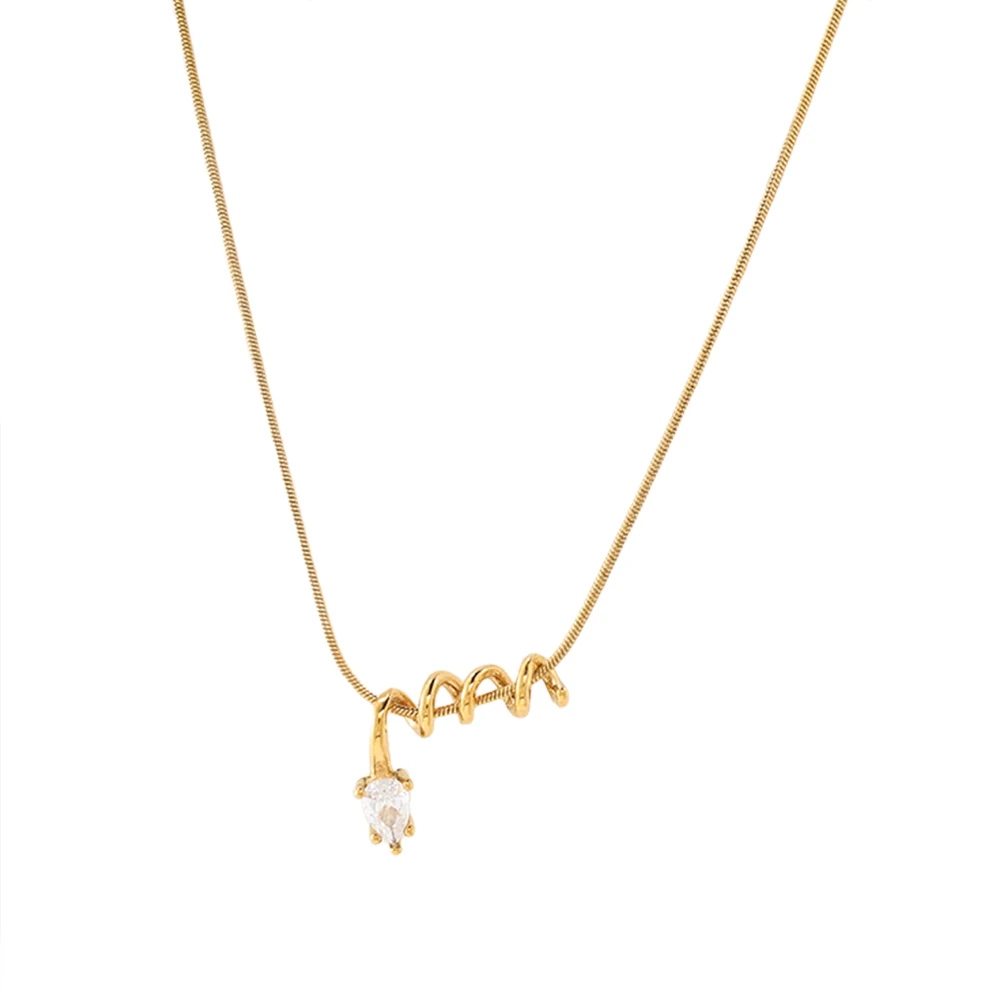 JINHUI Stainless Steel Chain Drop Imitation CZ Cubic Zirconia Pearls Fashion Necklace Elegant Charm Jewelry
JINHUI Stainless Steel Chain Drop Imitation CZ Cubic Zirconia Pearls Fashion Necklace Elegant Charm Jewelry