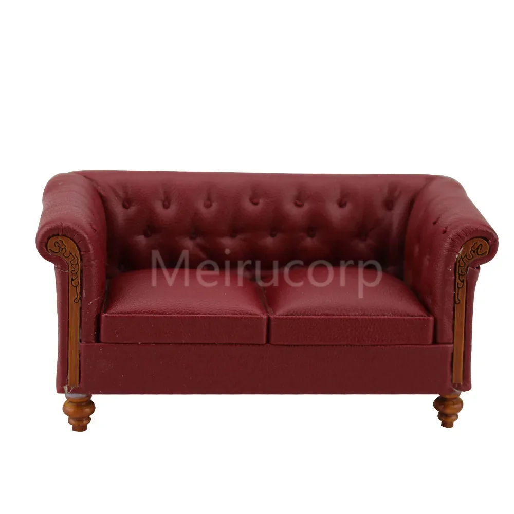 Dollhouse 1/12 scale miniature furniture High quality red Faux Leather Living room sofa
Dollhouse 1/12 scale miniature furniture High quality red Faux Leather Living room sofa