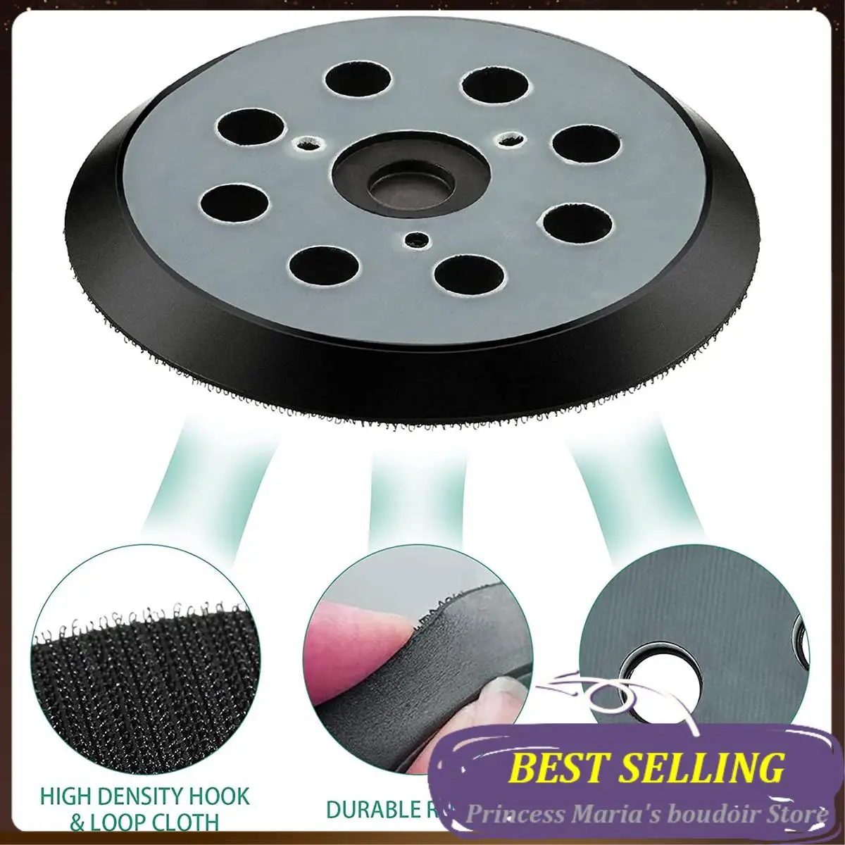 AB30-2Pcs Replacement Sander Base Pads Round Hook And Loop Backing Pad Orbital Sander Replacement Pad 125Mm 8 Hole
AB30-2Pcs Replacement Sander Base Pads Round Hook And Loop Backing Pad Orbital Sander Replacement Pad 125Mm 8 Hole