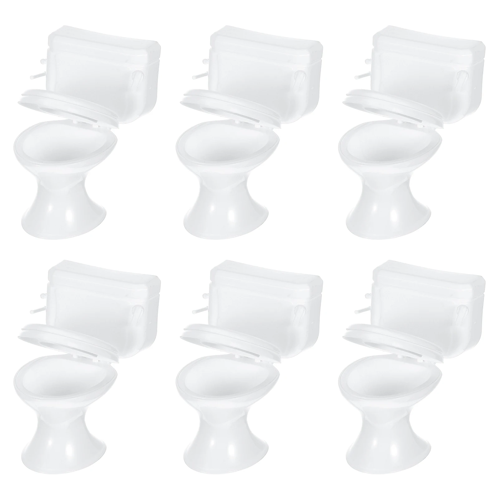 6pcs House Accessories Plastic Toilet Miniature Toilet For Fairy Decorative Mini House Decor Mini Craft Decors
6pcs House Accessories Plastic Toilet Miniature Toilet For Fairy Decorative Mini House Decor Mini Craft Decors