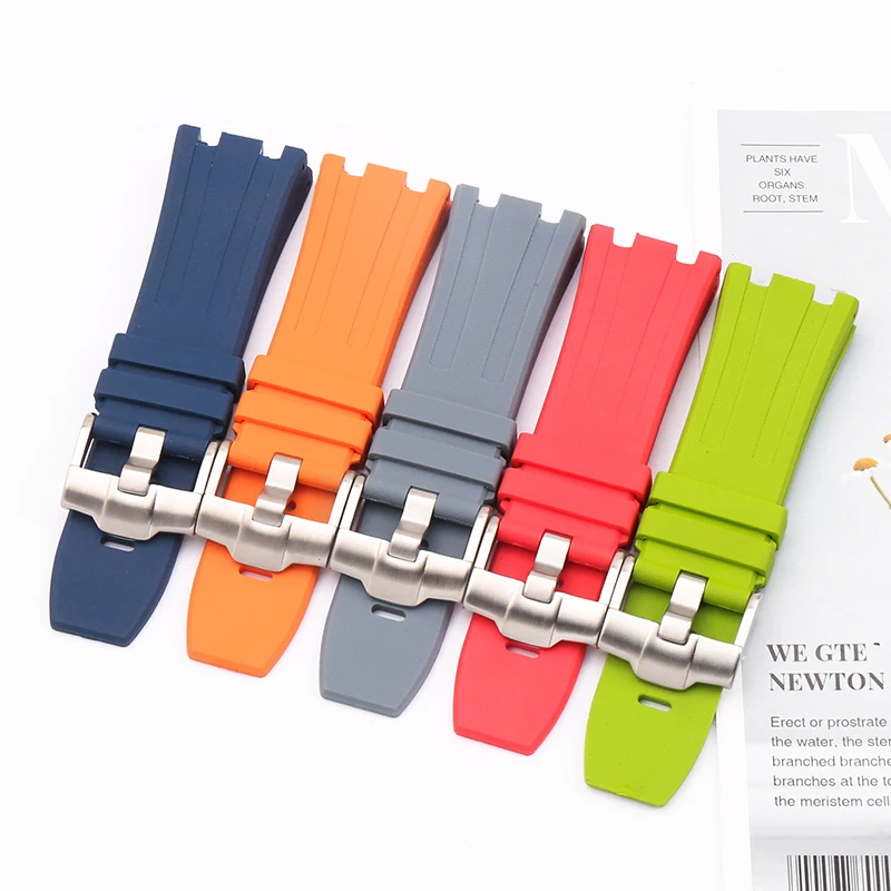 28mm men's rubber watch strap accessories For AP 15710 26470 outdoor sports waterproof silicone watch band buckle
28mm men's rubber watch strap accessories For AP 15710 26470 outdoor sports waterproof silicone watch band buckle