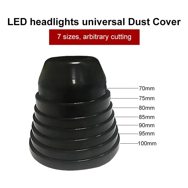 4Pcs LED Headlight Car Dust Cover Universal Adjustable Rubber Waterproof Dustproof Headlamp Cover Seal Dust Cap 70mm - 100mm
4Pcs LED Headlight Car Dust Cover Universal Adjustable Rubber Waterproof Dustproof Headlamp Cover Seal Dust Cap 70mm - 100mm