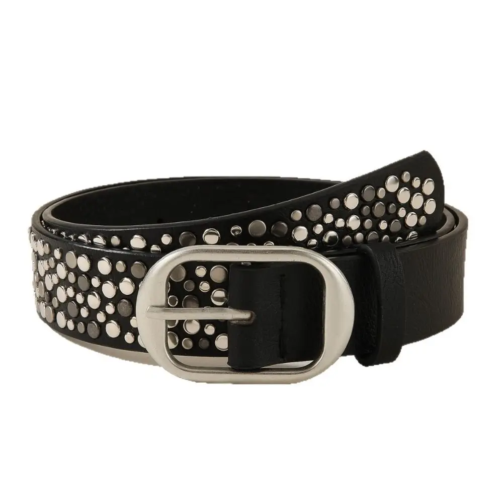 Alloy Buckle Women's Belt Pu Leather Punk Style Needle Buckle Belt Rivet Decoration Irregular Design Belt Pants Decoration
Alloy Buckle Women's Belt Pu Leather Punk Style Needle Buckle Belt Rivet Decoration Irregular Design Belt Pants Decoration