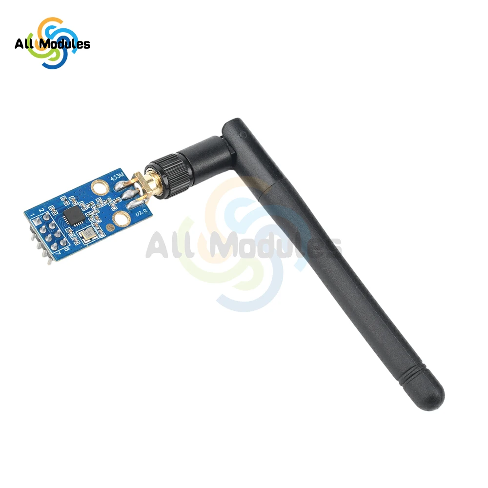 CC1101 433Mhz Wireless Transceiver RF Module Wireless RF Transceiver Module Data Transmission With SMA Antenna
CC1101 433Mhz Wireless Transceiver RF Module Wireless RF Transceiver Module Data Transmission With SMA Antenna