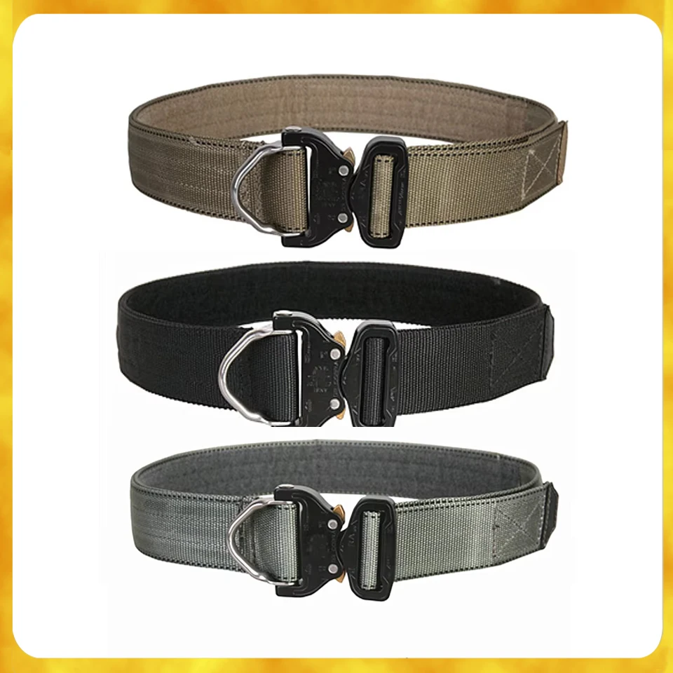 Emerson New Load Bearing Tactica D-Ring Riggers Belt Black Heavy Duty Nylon for Hunting Outdoor EM9313
Emerson New Load Bearing Tactica D-Ring Riggers Belt Black Heavy Duty Nylon for Hunting Outdoor EM9313