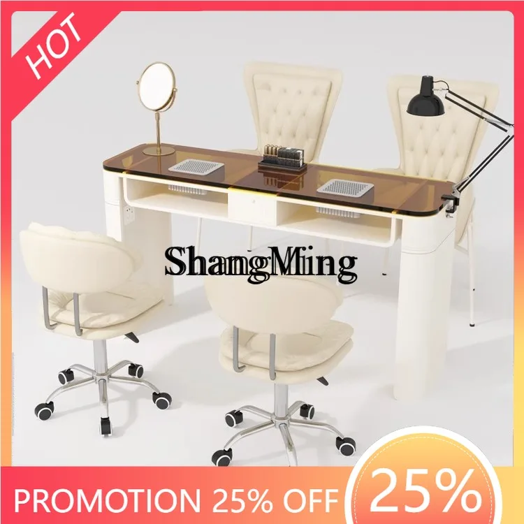 CL manicure table and chair set wrought iron glass with vacuum cleaner socket manicure table
CL manicure table and chair set wrought iron glass with vacuum cleaner socket manicure table