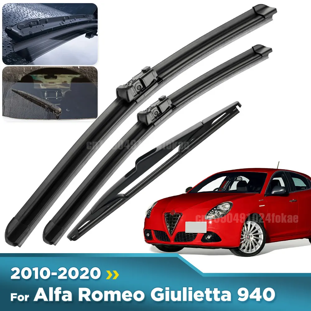 Для Alfa Romeo Giulietta 940 2010-2020 2011 2012 стеклоочиститель передние и задние щетки стеклоочистителя лобовое стекло щетки 24 "+ 18" + 14"
Для Alfa Romeo Giulietta 940 2010-2020 2011 2012 стеклоочиститель передние и задние щетки стеклоочистителя лобовое стекло щетки 24 "+ 18" + 14"