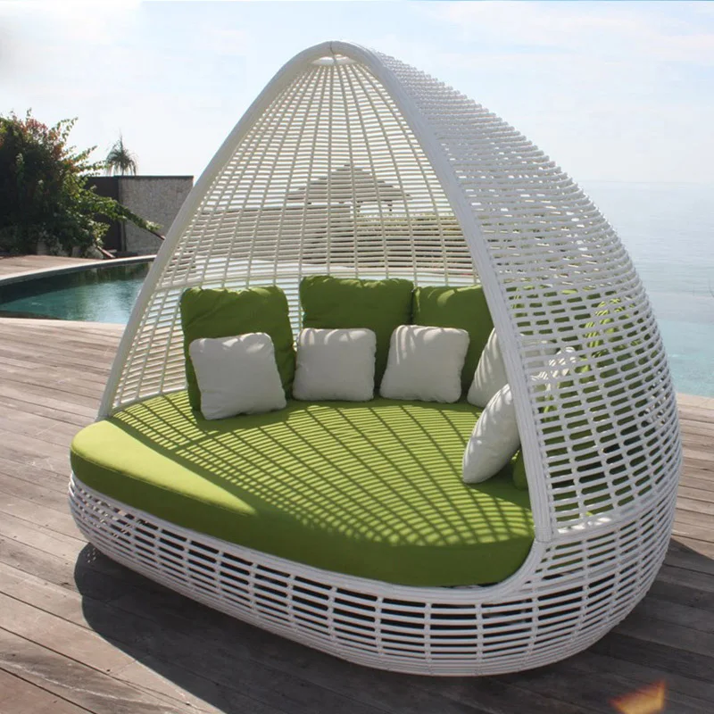 Outdoor Lying Pool Large Round Bed Sofa Bed Beach Bed Combination Villa Garden Leisure Rattan Furniture Terrace
Outdoor Lying Pool Large Round Bed Sofa Bed Beach Bed Combination Villa Garden Leisure Rattan Furniture Terrace