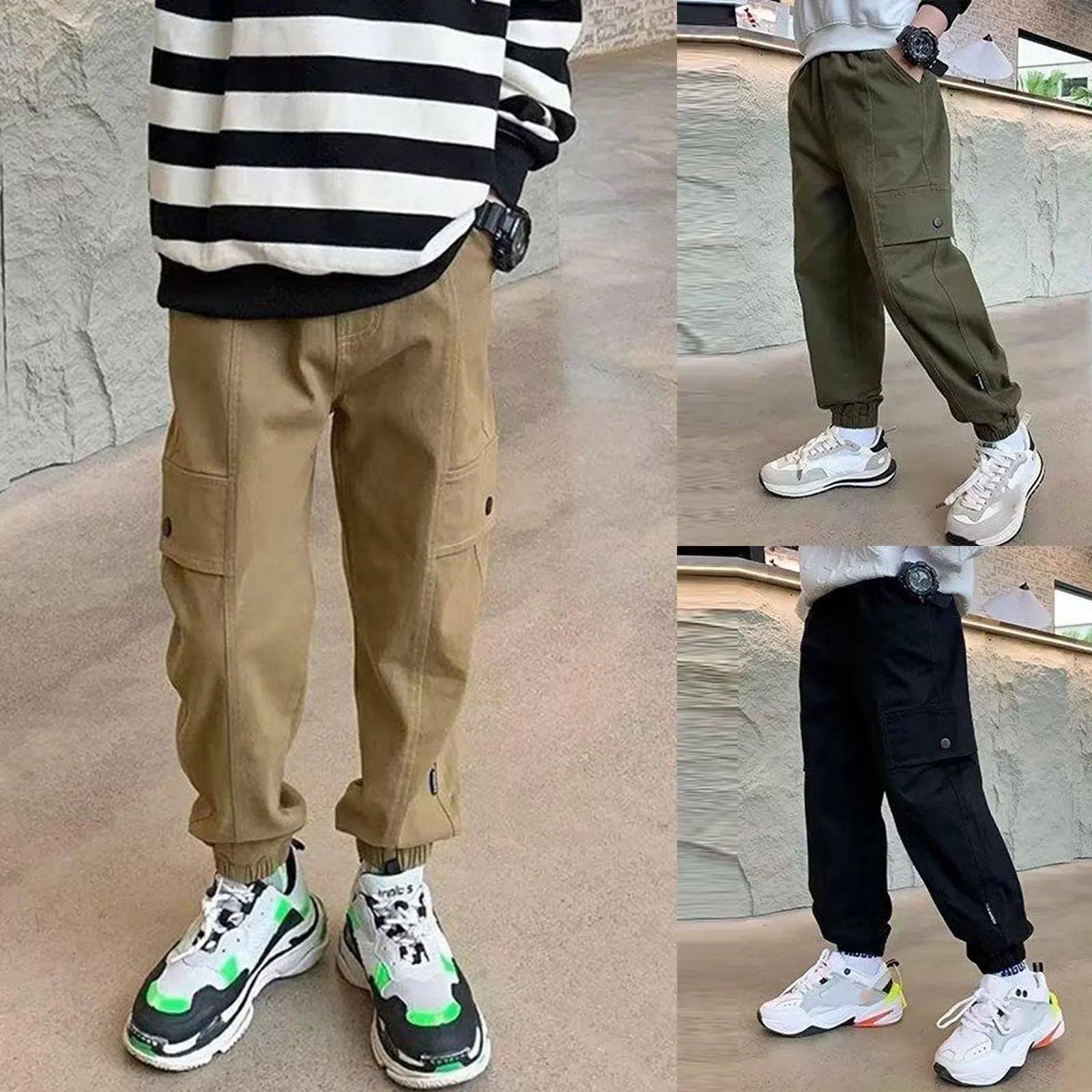 2024 Children's Boys' Spring And Autumn Workwear Pants Fashionable And Handsome Autumn And Winter Big Boys Clothing Trendy Pants
2024 Children's Boys' Spring And Autumn Workwear Pants Fashionable And Handsome Autumn And Winter Big Boys Clothing Trendy Pants
