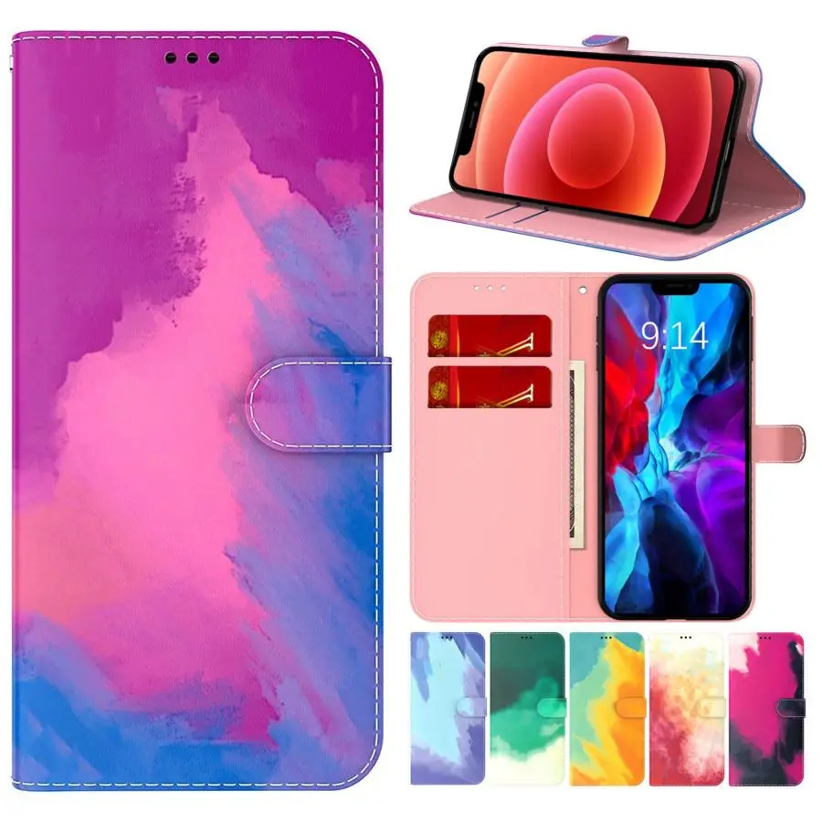 Милый чехол с акварельным рисунком для Apple IPhone 14 13 12 Mini 11 Pro X XR XS Max 7 8 6 6S Plus SE 2020, чехол-кошелек с отделением для карт
Милый чехол с акварельным рисунком для Apple IPhone 14 13 12 Mini 11 Pro X XR XS Max 7 8 6 6S Plus SE 2020, чехол-кошелек с отделением для карт