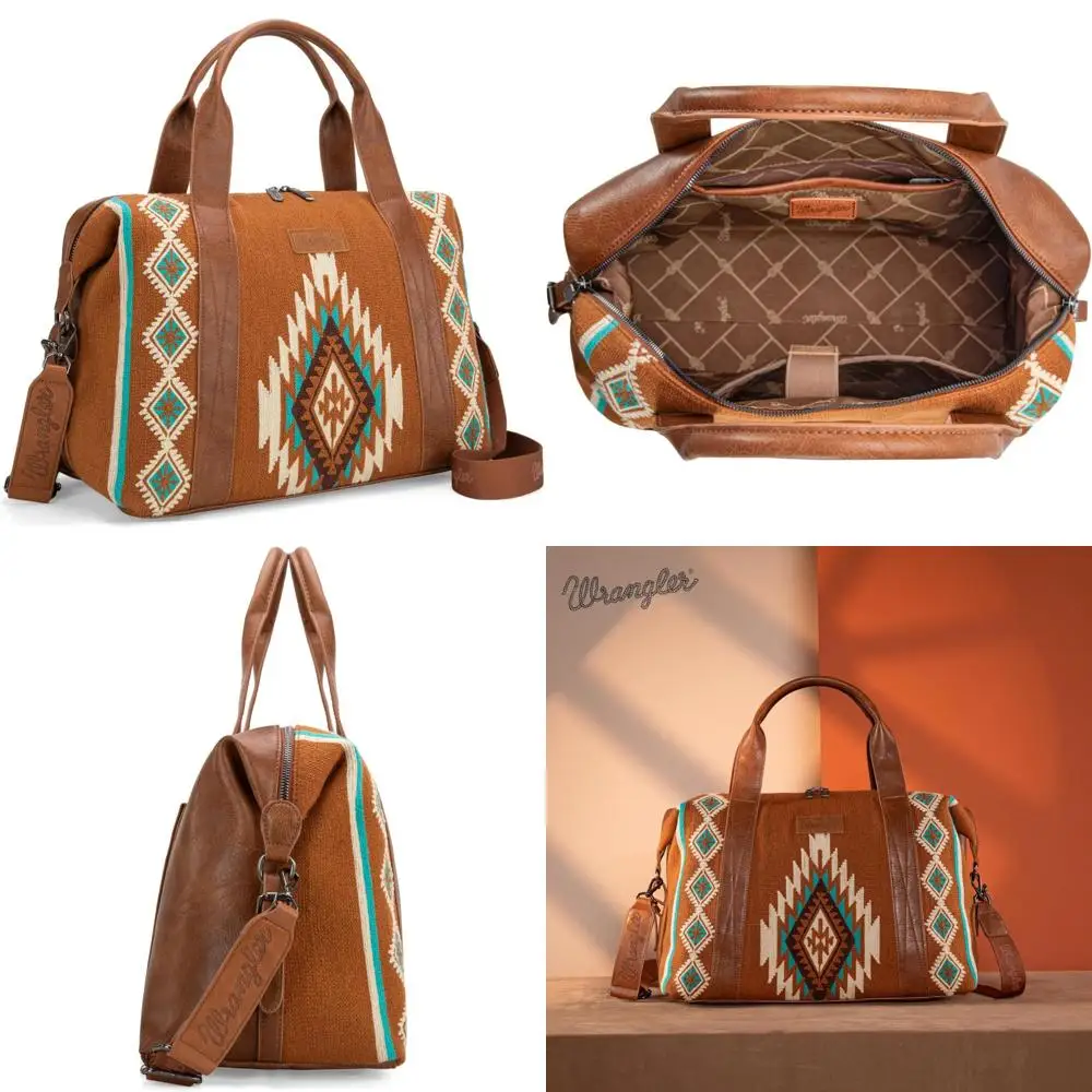 Большая женская дорожная сумка Weekender — дизайнерский гобеленовый узор, коричневый, ручная кладь
Большая женская дорожная сумка Weekender — дизайнерский гобеленовый узор, коричневый, ручная кладь