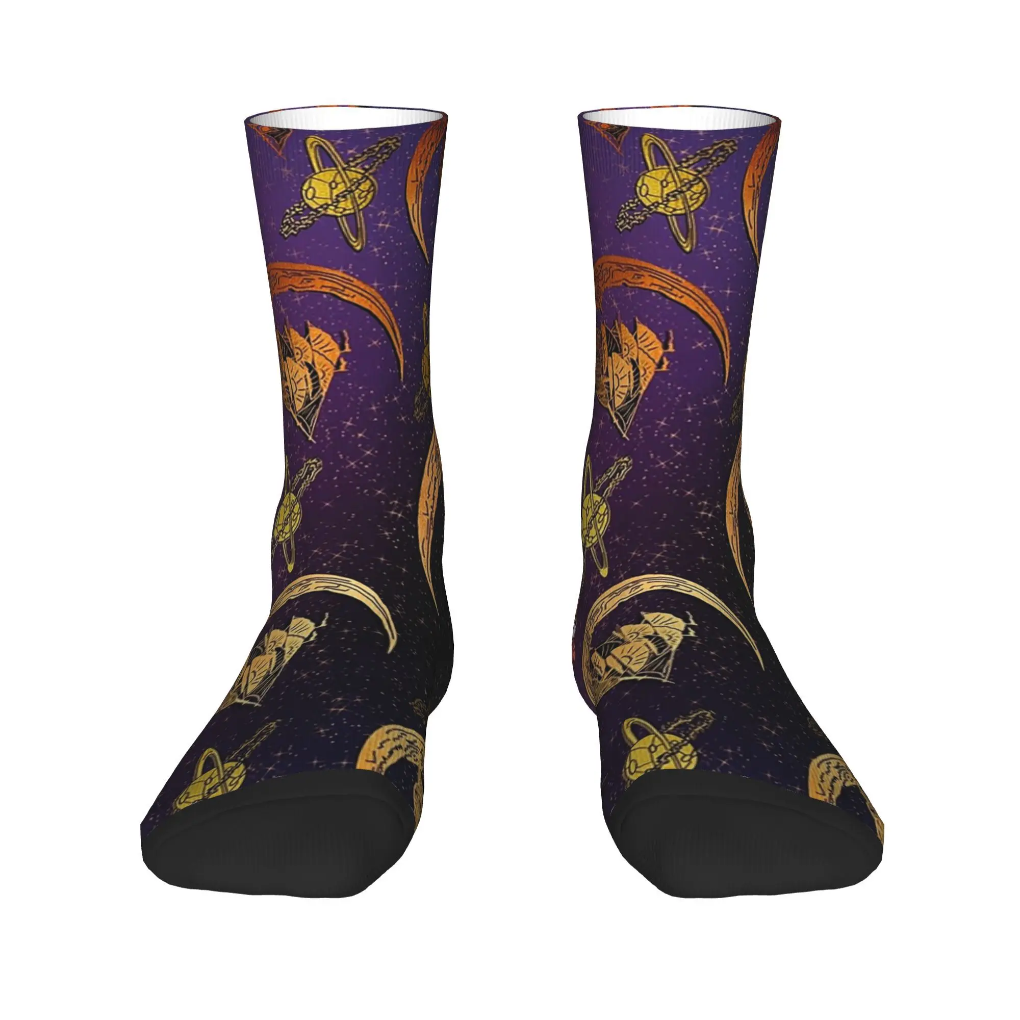 Носки Treasured Planets, супер мягкие чулки в стиле Харадзюку, всесезонные длинные носки, аксессуары для унисекс, рождественские подарки 
Носки Treasured Planets, супер мягкие чулки в стиле Харадзюку, всесезонные длинные носки, аксессуары для унисекс, рождественские подарки