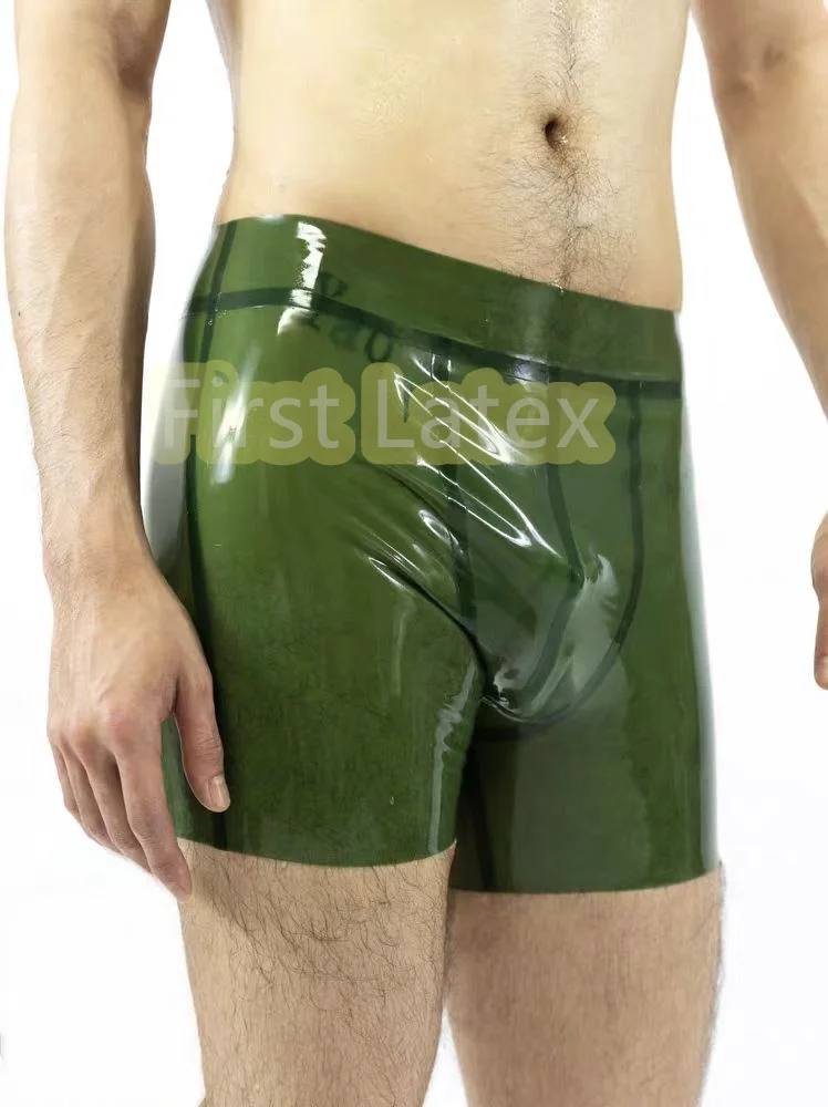 100% Natural Latex Man's Shorts Without Zipper Sexy Latex Rubber Males Boxer Shorts 3D Croth Underwear Fetish Rubber Lingeries
100% Natural Latex Man's Shorts Without Zipper Sexy Latex Rubber Males Boxer Shorts 3D Croth Underwear Fetish Rubber Lingeries